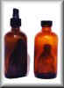 glass amber bottles for colloidal silver storage
